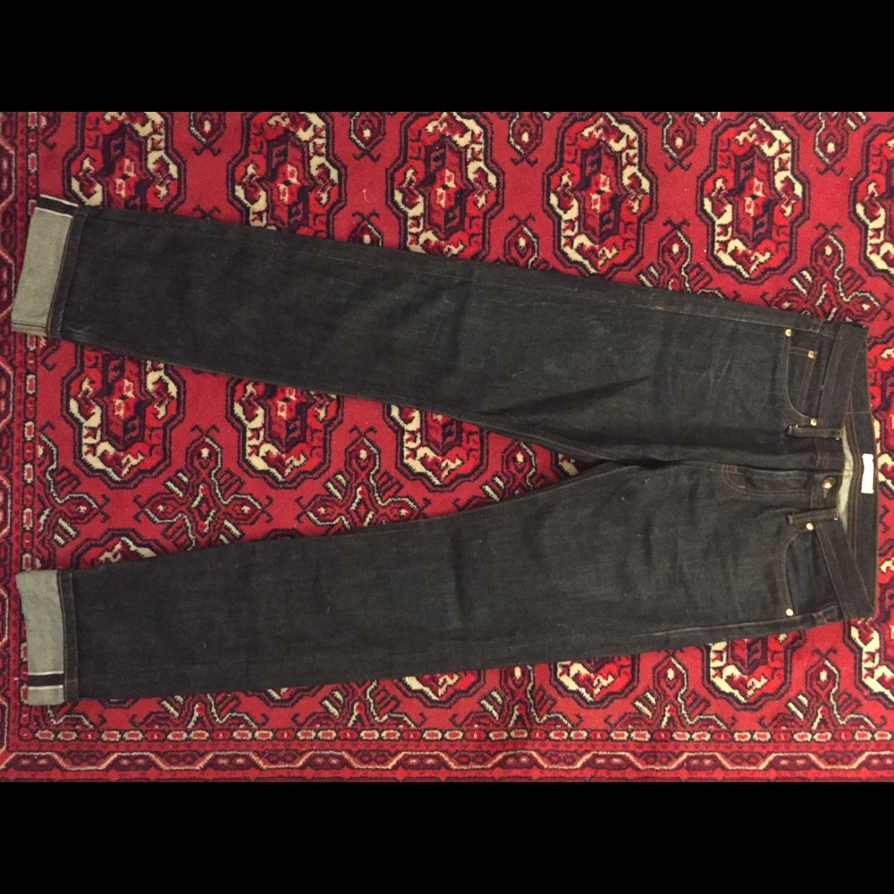 UB101 Skinny Fit 14.5oz Indigo Selvedge Denim
